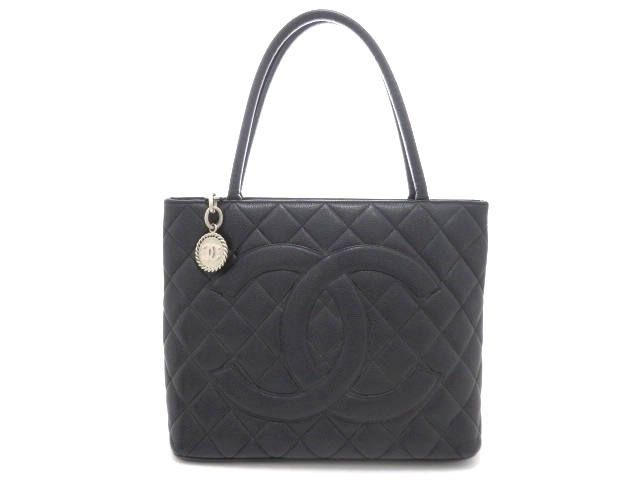 CHANEL シャネル マトラッセ 復刻トート キャビアスキン トートバッグ 