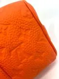 Louisvuitton 　ルイヴィトン 　ショルダーバック　トリヨンモノグラム キーポル バンドリエール25　オレンジ M20930【472】AH