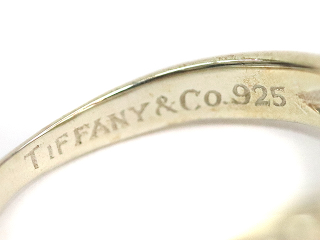 TIFFANY&Co ティファニー&コー シグネチャーリング シルバー SV925 3.7g 14号 【471】