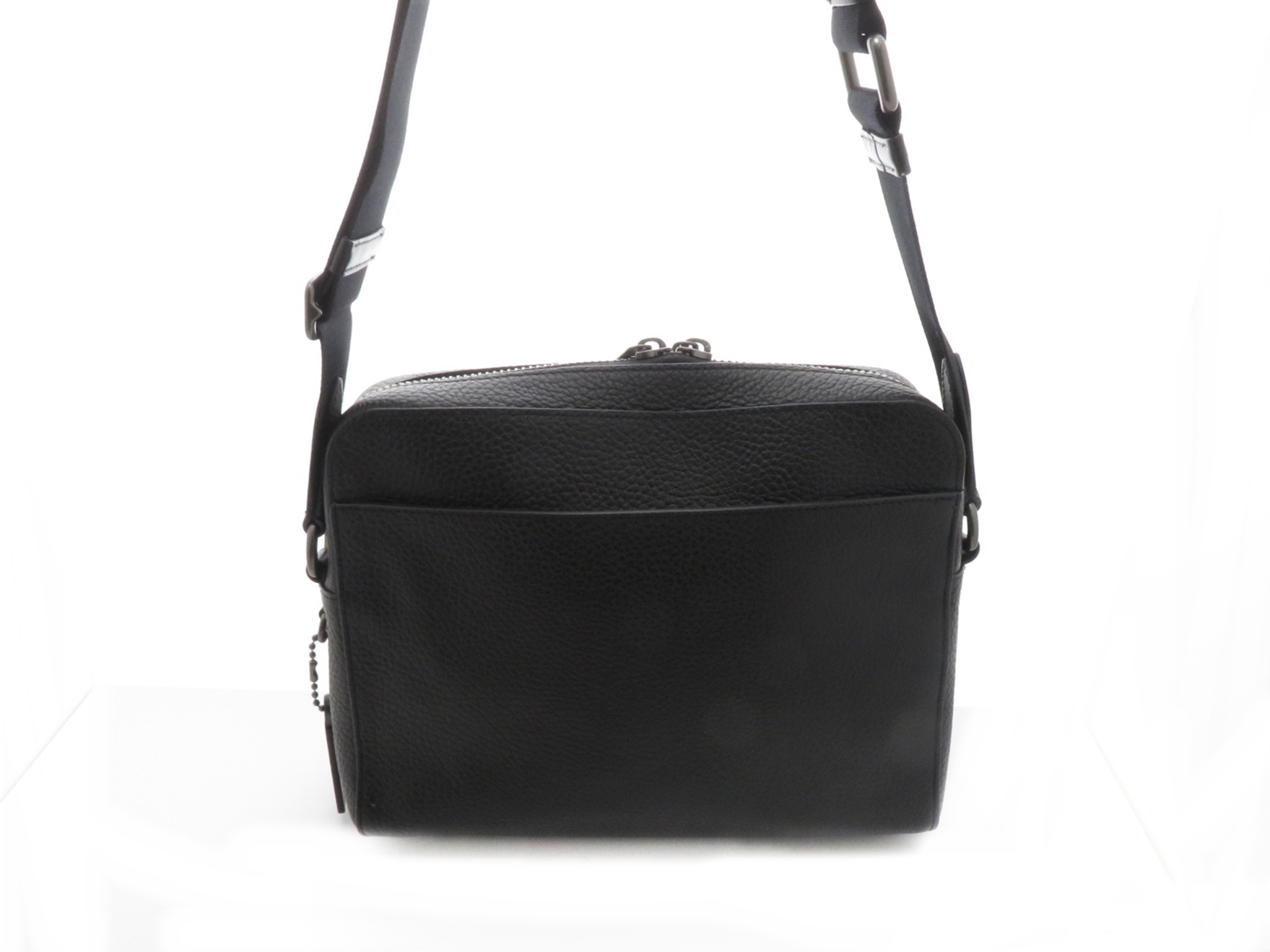 COACH コーチ ショルダーバッグ ブラック レザー 91484 【205