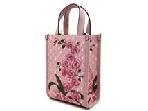 JIMMY CHOO ジミーチュウ ミニ ノースサウス トート ピンク PVC/レザー 2WAYバッグ 2120000300097【200】