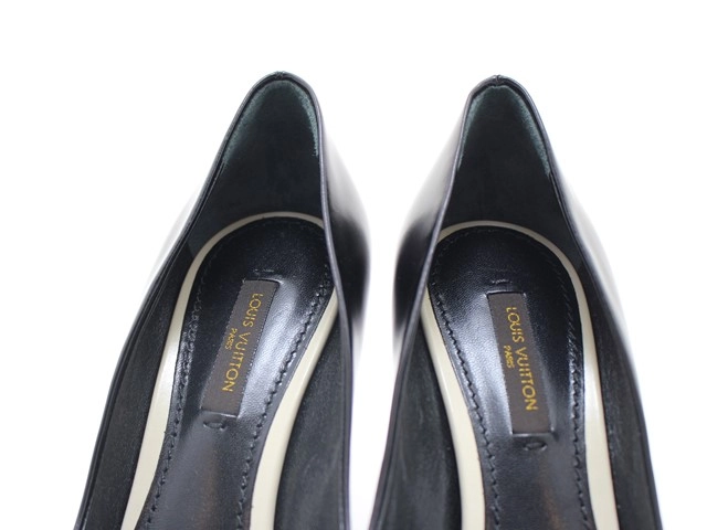 LOUIS VUITTON ルイヴィトン 靴 パンプス レディース35ハーフ(約23cm) ブラック レザー (2148103772023) 【200】