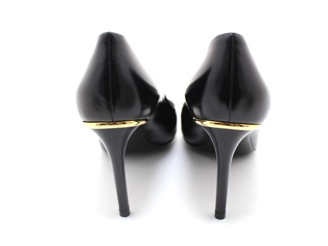 LOUIS VUITTON ルイヴィトン 靴 パンプス レディース35ハーフ(約23cm) ブラック レザー (2148103772023) 【200】