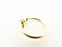 TIFFANY＆CO　ティファニー　リング　ノットＲ　　K18ピンクゴールド/ダイヤモンド　3.3g　US4.5　日本8号　70156032　2143700194452【437】
