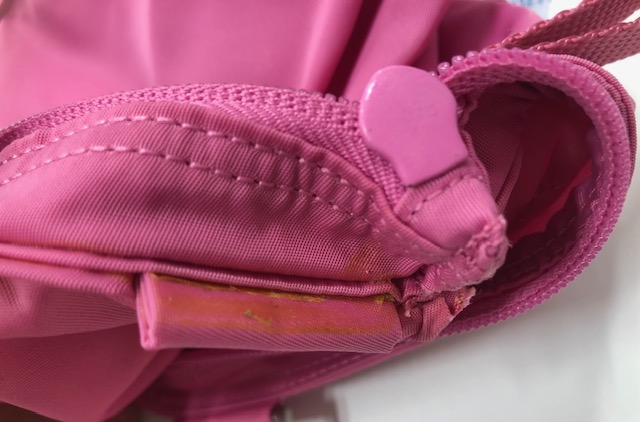 PRADA プラダ ショルダーバッグ ピンク ナイロン B7372【472】HG