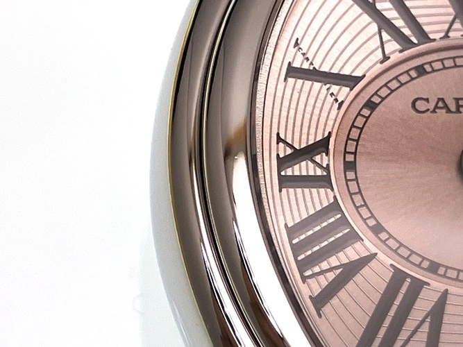 Cartier カルティエ 腕時計 ロードスターSM W62017V3 SS/SS ピンク文字盤 クオーツ【472】MN