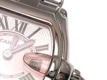 Cartier カルティエ 腕時計 ロードスターSM W62017V3 SS/SS ピンク文字盤 クオーツ【472】MN