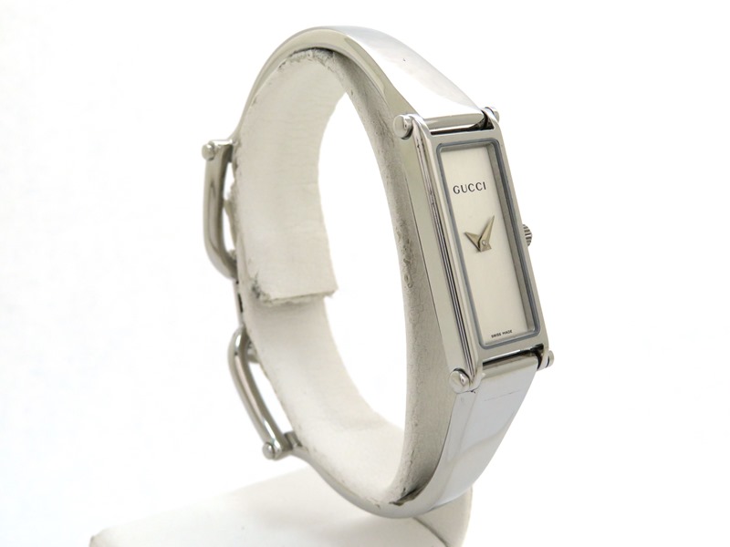 GUCCI グッチ 1500L 腕時計 SS シルバー クオーツ アナログ表示