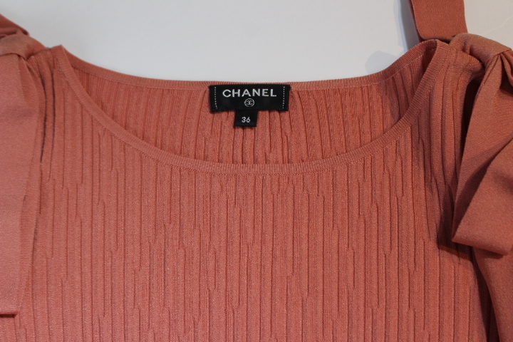 CHANEL シャネル ニット トップス レディース36 ピンク キュプラ P58125K07618 (2148103280917)【200】の購入なら「質」の大黒屋（公式）