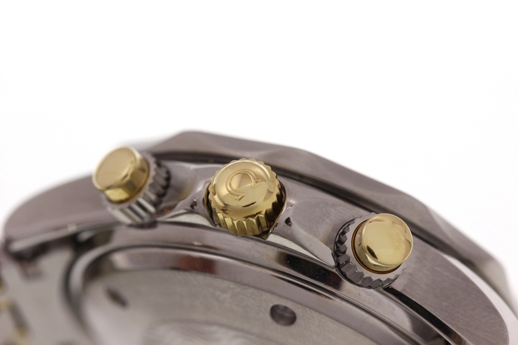 OMEGA オメガ 腕時計 シーマスター ダイバー300m クロノグラフ 2398.20.00 K18イエローゴールド/ステンレス ホワイト文字盤 自動巻き【472】SJ