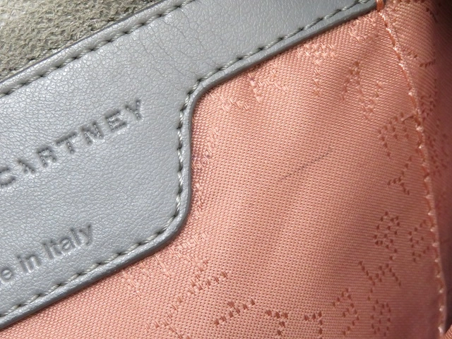STELLA MCCARTNEY ステラマッカートニー ファラベラ ミニトートバッグ グレー/SV フェイクスエード 371223W9132【430】2148103685439