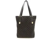 GUCCI グッチ GGトートバッグ ダークブラウン キャンバス/レザー