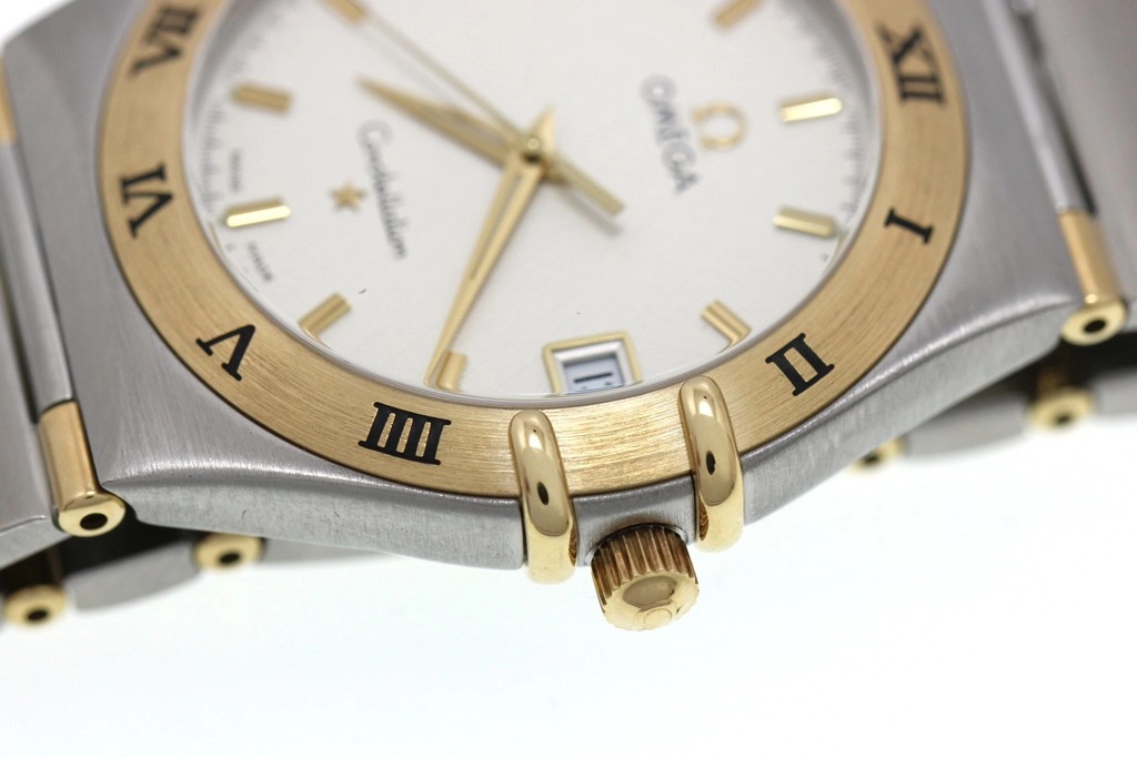 OMEGA オメガ 腕時計 コンステレーション 33.5 mm 1312.30.00 スティール/K18イエローゴールド シルバ﻿ー文字盤 クオーツ【472】SJ