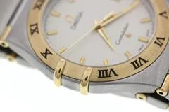 OMEGA オメガ 腕時計 コンステレーション 33.5 mm 1312.30.00 スティール/K18イエローゴールド シルバ﻿ー文字盤 クオーツ【472】SJ