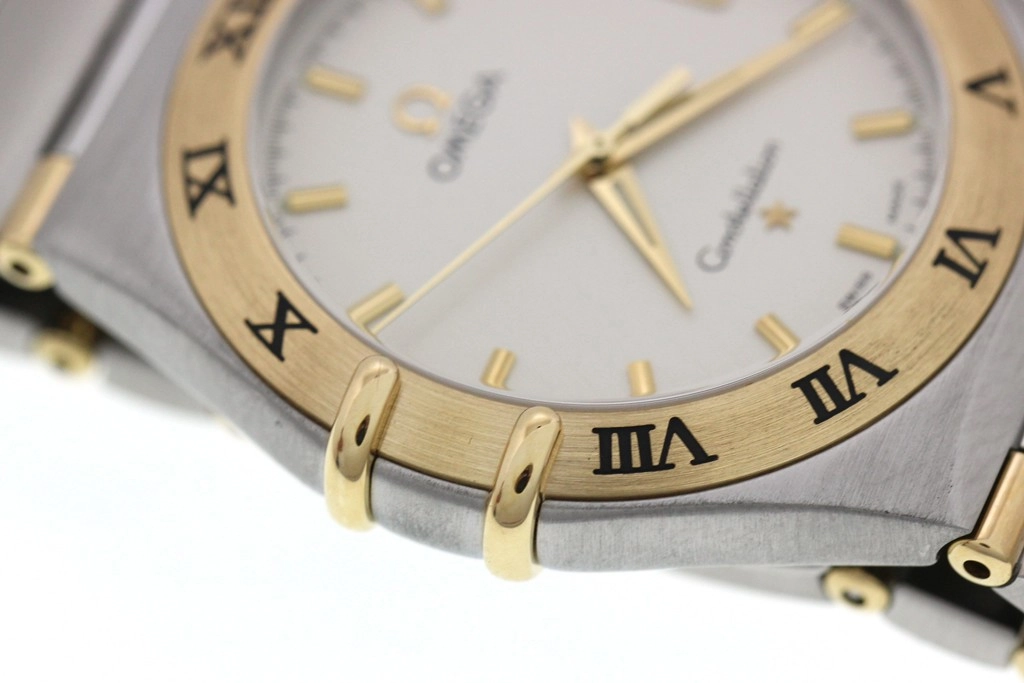 OMEGA オメガ 腕時計 コンステレーション 33.5 mm 1312.30.00 スティール/K18イエローゴールド シルバ﻿ー文字盤 クオーツ【472】SJ