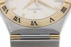 OMEGA オメガ 腕時計 コンステレーション 33.5 mm 1312.30.00 スティール/K18イエローゴールド シルバ﻿ー文字盤 クオーツ【472】SJ
