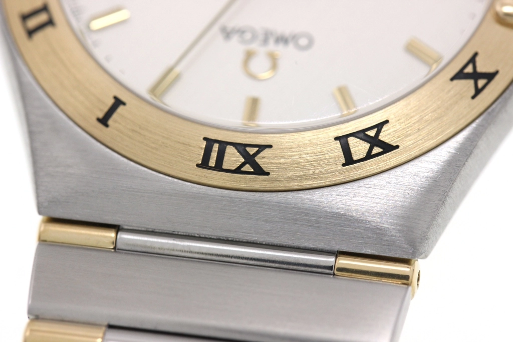 OMEGA オメガ 腕時計 コンステレーション 33.5 mm 1312.30.00 スティール/K18イエローゴールド シルバ﻿ー文字盤 クオーツ【472】SJ