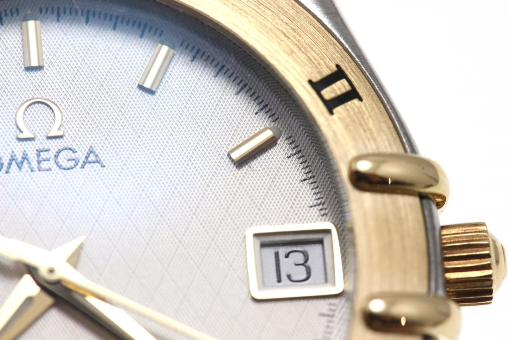 OMEGA オメガ 腕時計 コンステレーション 33.5 mm 1312.30.00 スティール/K18イエローゴールド シルバ﻿ー文字盤 クオーツ【472】SJ