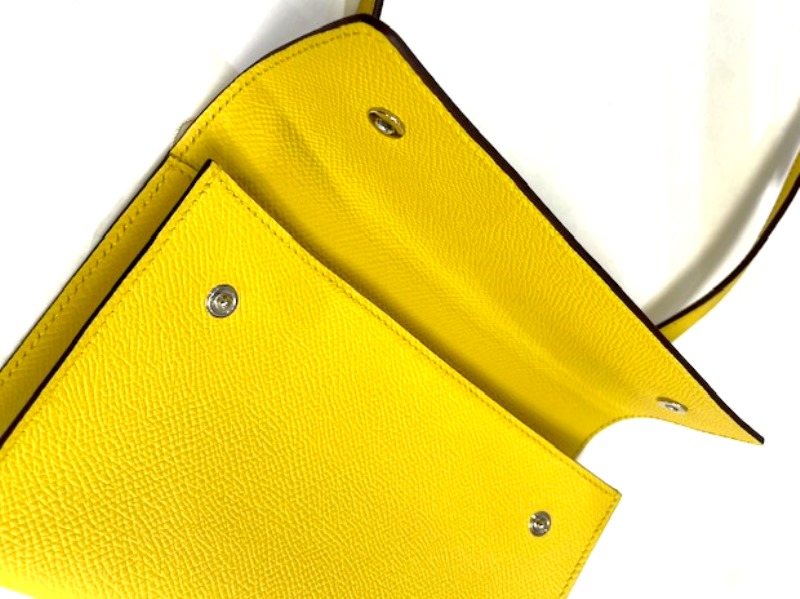 エルメスナップトゥーゴー　ウォレットポーチ　イエロー　ジョーヌ HERMES エルメス ショルダーバック ナップ トゥーゴー ウォレット