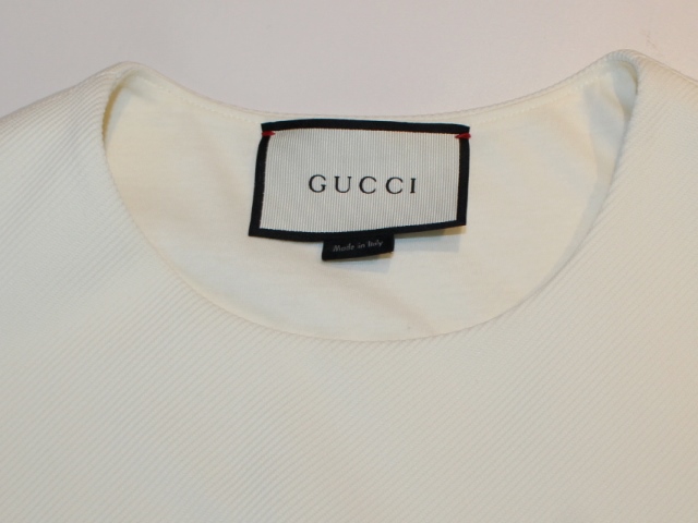 GUCCI グッチ ワンピース レディースXS アイボリー ナイロン