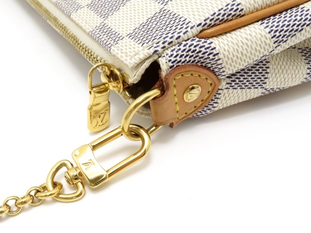 LOUIS VUITTON　ルイヴィトン　エヴァ　ショルダーバッグ　ダミエ・アズール　N55214　【431】