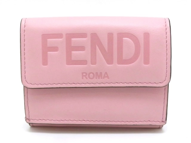 FENDI 財布　ピンク内側にも汚れがあります