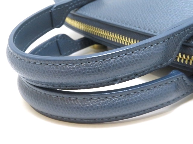 FURLA フルラ パイパー 2WAYバッグ ネイビー レザー G6865【430