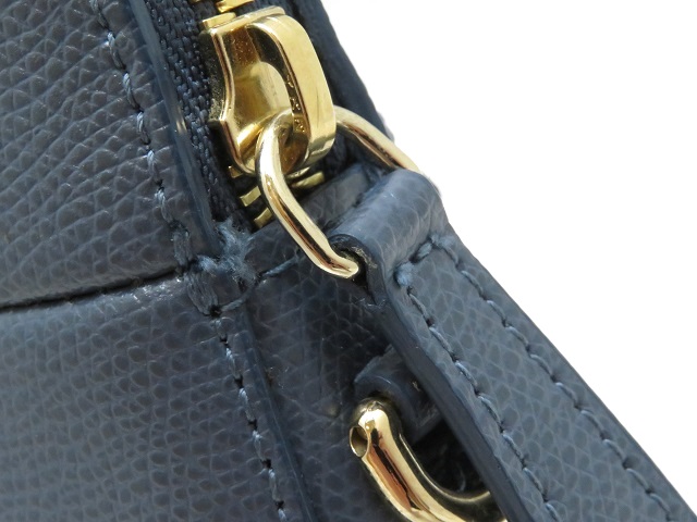 FURLA フルラ パイパー 2WAYバッグ ネイビー レザー G6865【430