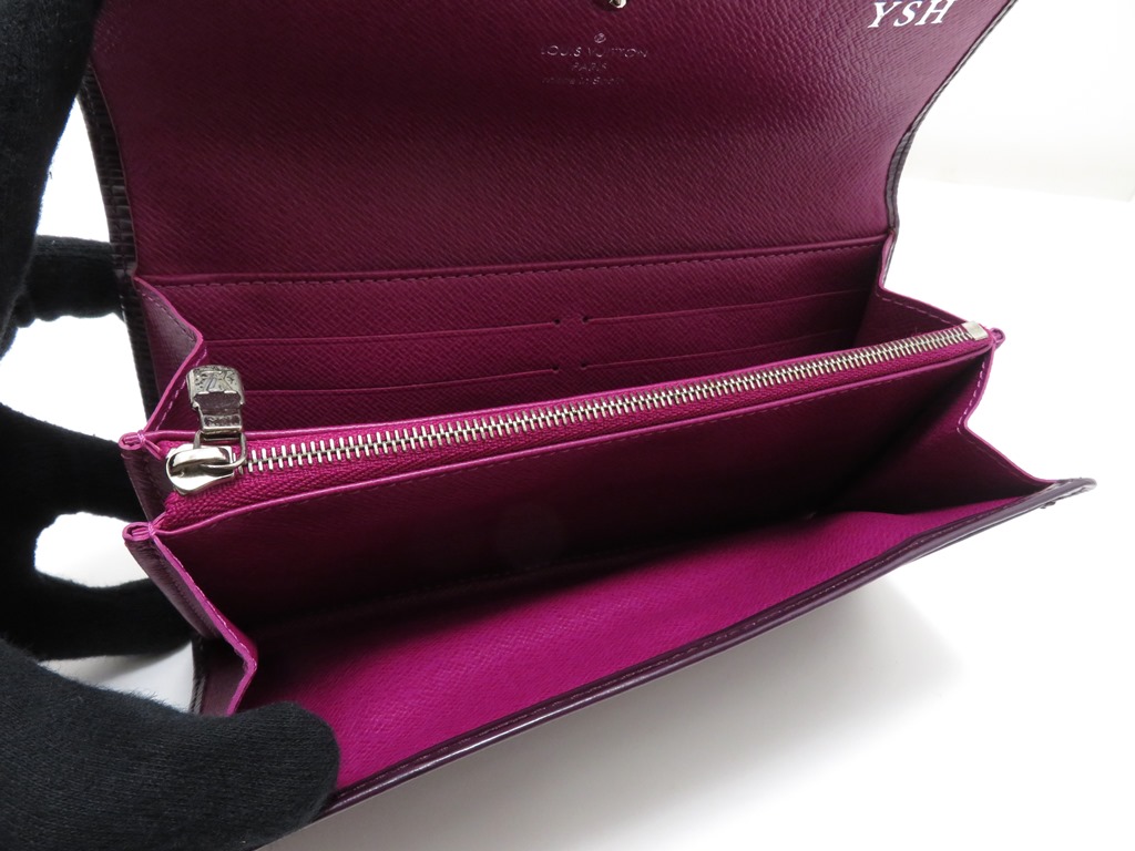 LOUIS VUITTON ポルトフォイユ・サラ エピ カシス イニシャルYSH LOUIS VUITTON ポルトフォイユ・サラ エピ カシス イニシャルYSH
