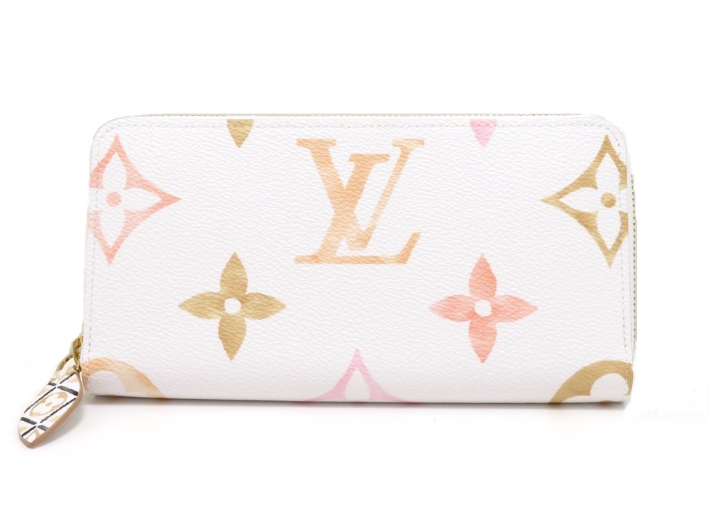 LOUIS VUITTON ルイヴィトン ジッピー・ウォレット モノグラム クレーム ピンク バイザプールコレクション M82385  製造番号無し【431】2148103638619 の購入なら「質」の大黒屋（公式）