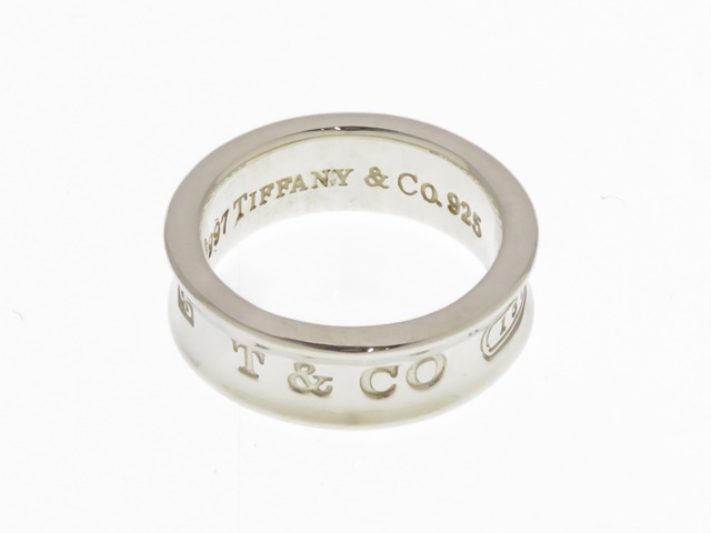 [USED/]TIFFANY&Co. ティファニー リング・指輪 T&CO 1837 SV925 3粒ストーン ＃11 シルバー シルバー925  tdc-000941-4d