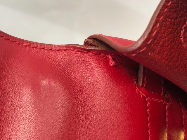 HERMES　エルメス　ショルダーバッグ　ケリー32　ルージュヴィフ　GP　【431】HG