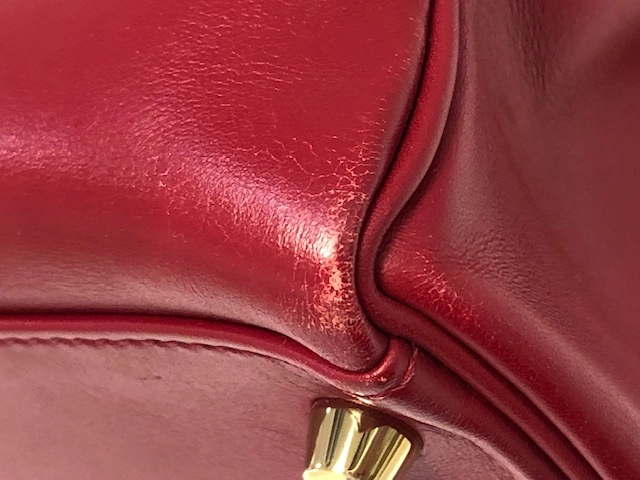 HERMES　エルメス　ショルダーバッグ　ケリー32　ルージュヴィフ　GP　【431】HG