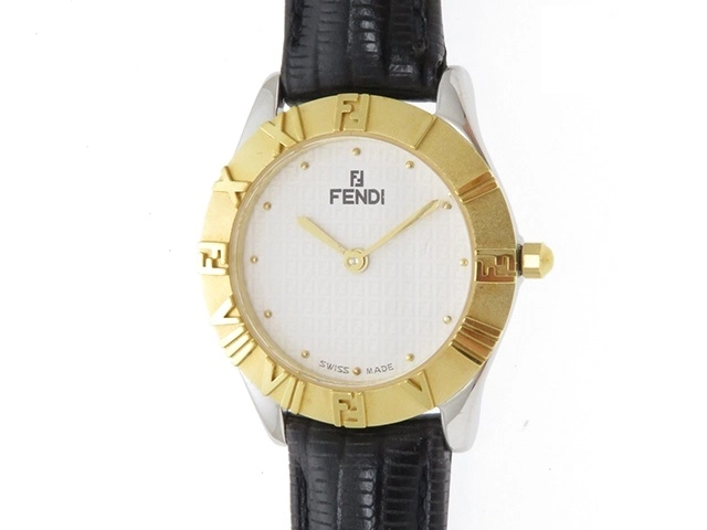 FENDI フェンディ 時計 ズッカ 2000L レディース時計 ホワイト文字盤