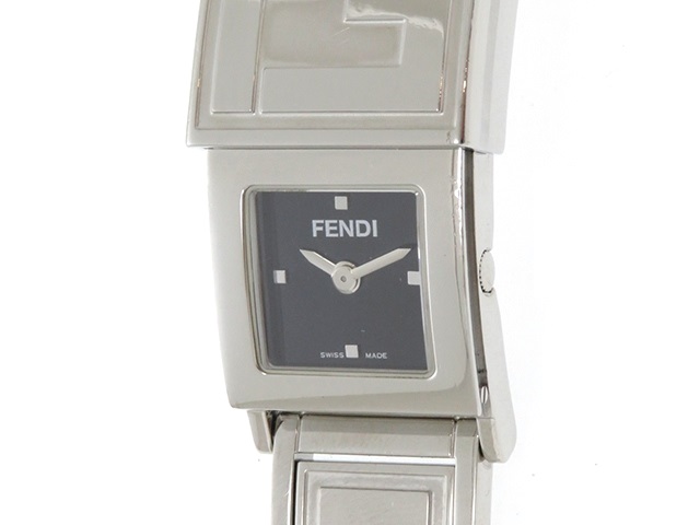 FENDI　フェンディ　時計　シークレット　5400L　ブラック文字盤　レディース時計　クオーツ　ステンレス【431】
