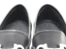 Salvatore Ferragamo フェラガモ 靴 ガンチーニモカシン メンズ5(約23.5～24cm) ブラック カーフ 0686084 参考定価:￥121,000- (2143300222944) 【200】