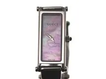 GUCCIグッチ レディース腕時計ピンク＆シルバー1500L人気