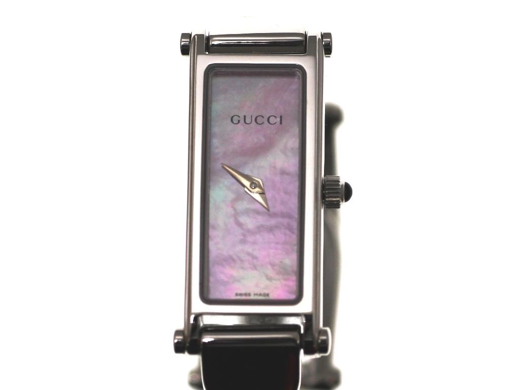 2001年正規 GUCCI グッチ 腕時計 1500L YA015509 ステンレス