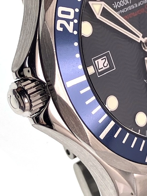 OMEGA オメガ 腕時計 シーマスターダイバー300 2221.80 ステンレススチール ブルー文字盤 クオーツ【472】MN