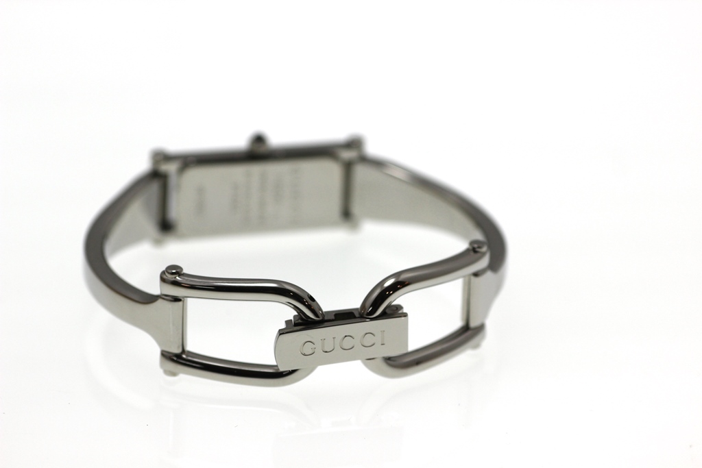 2001年正規 GUCCI グッチ 腕時計 1500L YA015509 ステンレス