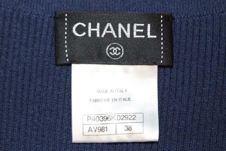 CHANEL シャネル トップス 半袖ニット カットソー レディース38