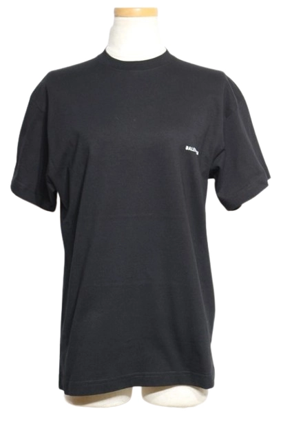 BALENCIAGA バレンシアガ 衣類 Tシャツ レディースXS ブラック コットン 613969 (2143200593342) 【200】