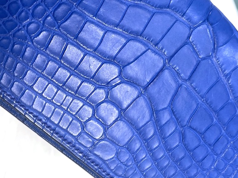 HERMES エルメス 札入れ MC2 フレミング クロコアリゲーター