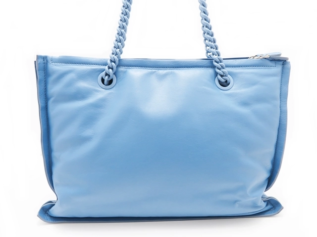 Salvatore Ferragamo フェラガモ　ガンチーニ トートバッグ　ネイビー/ブラック　キャンバス/レザー　EE-21 0883　2148103717154【437】