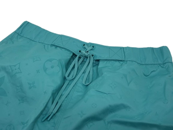 LOUIS VUITTON ルイヴィトン 衣類 スイムウェア3Dポケットモノグラムボードショーツ メンズXL グリーン ナイロン RM211E OSJ HLW55W