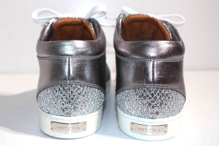 JIMMY CHOO ジミーチュウ ミッドカットスニーカー レディース37 JIMMY CHOO ジミーチュウ ミッドカットスニーカー レディース37