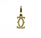 ＣＡＲＴＩＥＲ　カルティエ 　　チャーム　2Cチャーム　Ｋ１８ＹＧ／イエローゴールド　ダイヤモンド　　2.1ｇ　CRN301000　【472】ＡＨ