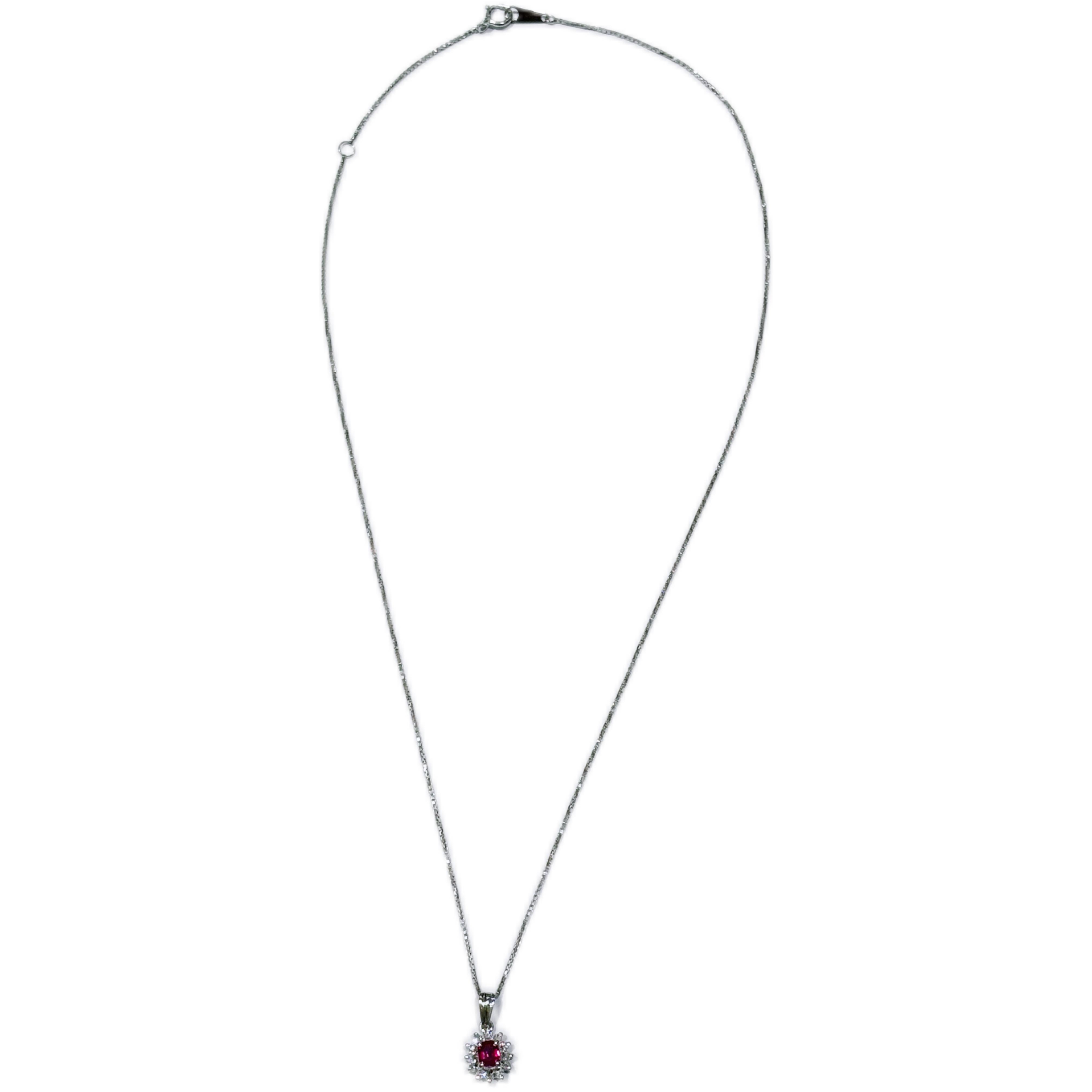 JEWELRY ジュエリー ネックレス PT850 PT900 R Ⅾ ルビー