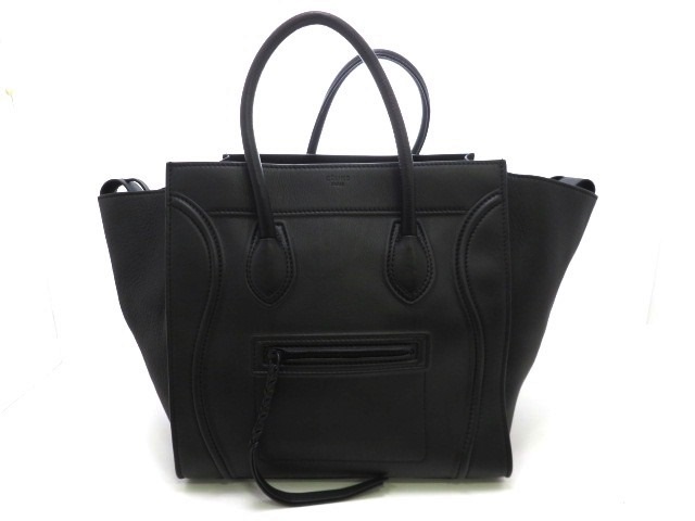 CELINE セリーヌ ラゲージ ファントム トートバッグ ブラック
