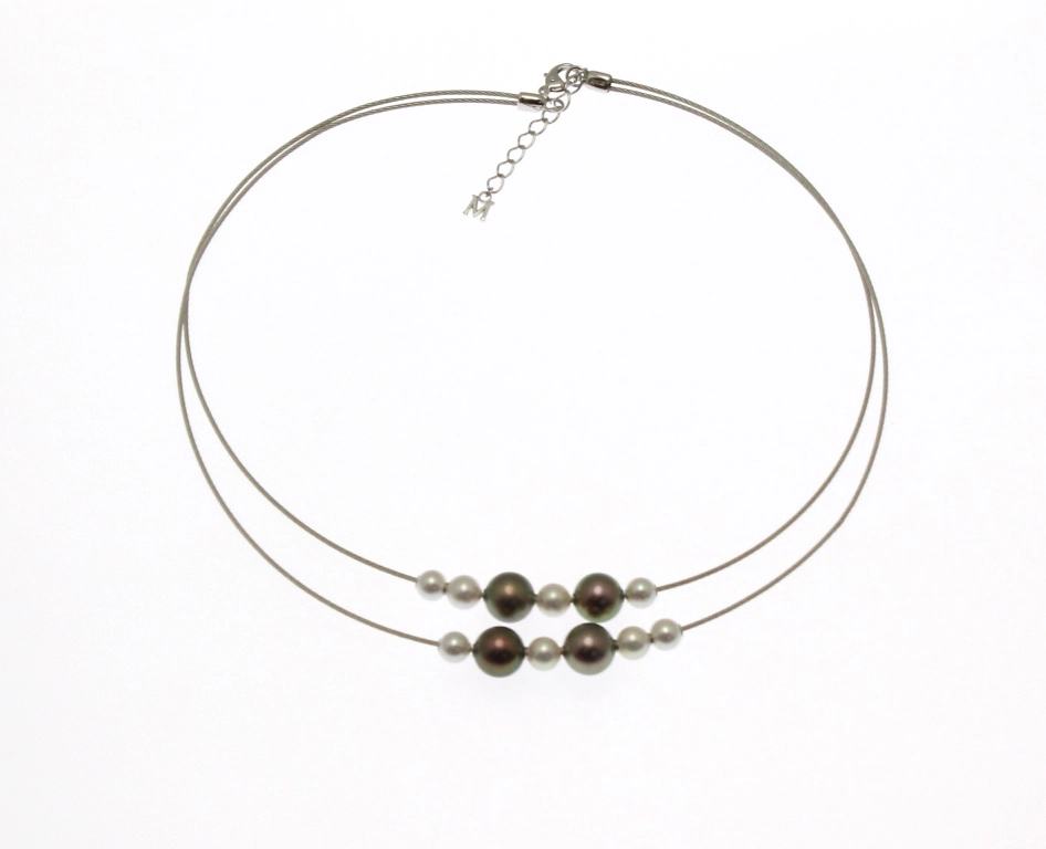 ミキモト ブラックパールネックレスチャーム WGK14 D0.19
